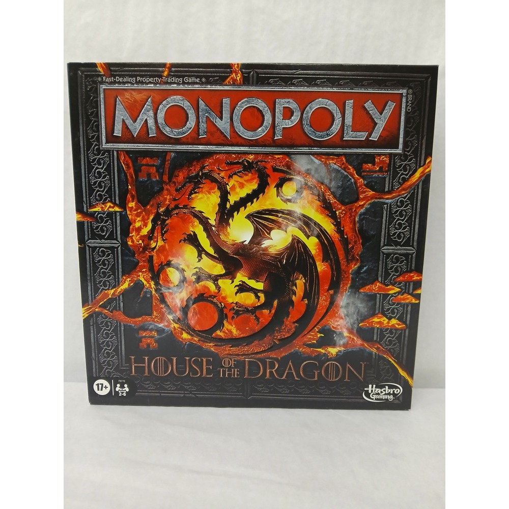 Monopoly House of the Dragon Edition Board Game Battle for the Iron Throne